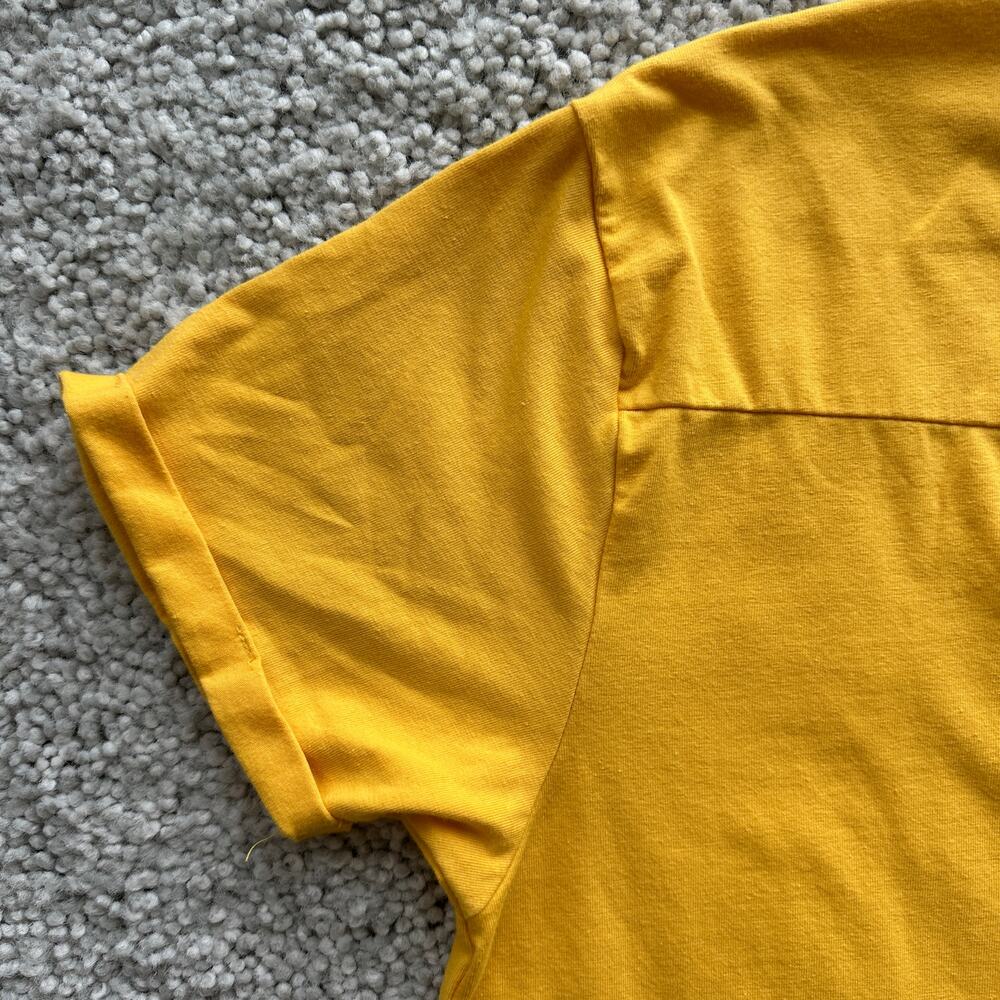 YoungLA Men's Short Sleeve Tee in Mustard Yellow - Picture 7 of 8